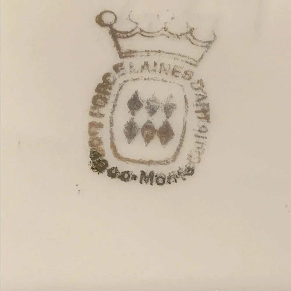 Ashtray: Porcelaines Dart Monaco Monte Carlo - Avignon Palais des Papes